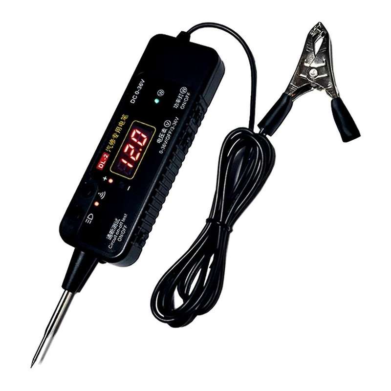 Upgrade Auto Circuit Tester DC 0-36V Vehicle Pulse Sensor Signal LED Light Testing Pen Probe Car Pow