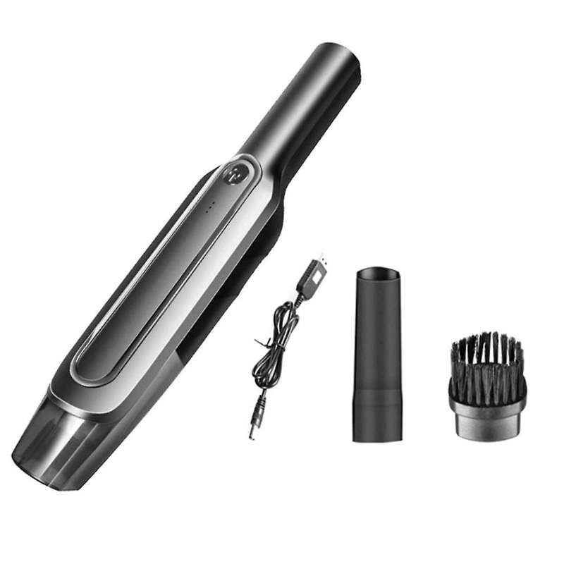 Upgrade Portable High-power Car Home Dualpurpose Vacuum Cleaner Powerful Suction Usb Cable Rechargea