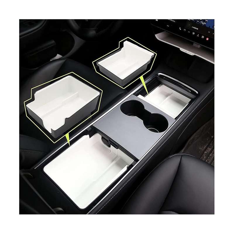 Upgraded Center Console Organizer Tray for Model 3/y, Armrest Organizer Tray, Armrest Cubby Drawer