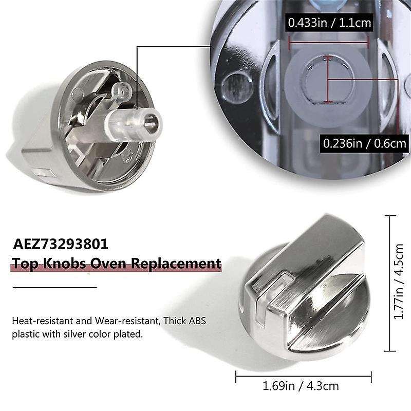 Upgraded AEZ73293801 Stove Knob Gas Oven Range Control Knob Assembly Compatible with LG Burner Acces
