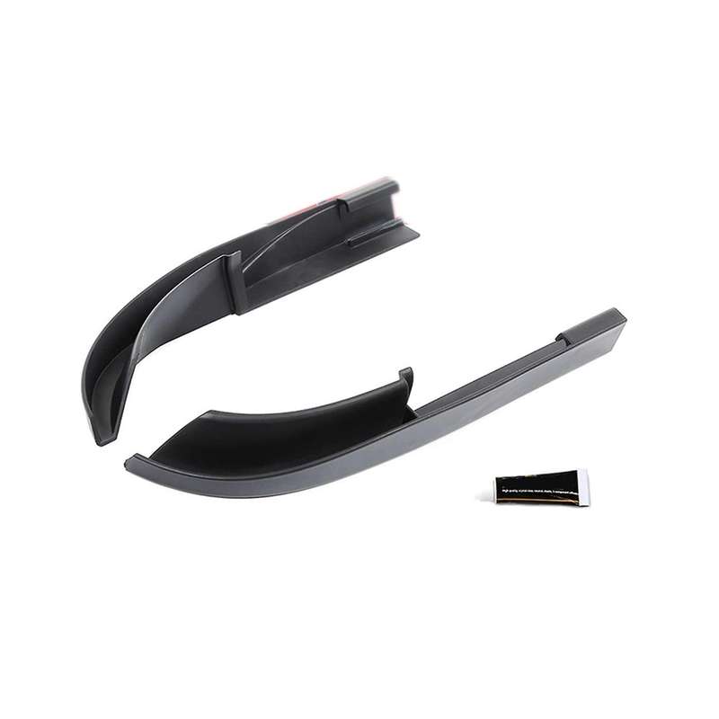 Upgraded Version Rain Gutter Extensions, Rain Groove Diverter, for 2011-2017 Wrangler JK JKU, Black