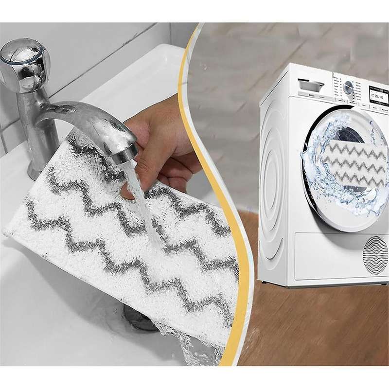 Upgraded Spray Mop Refills Pads for Power Mop, Reusable Mop Refill Pads Replacement Head for Power M