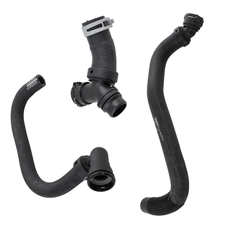 Upper & Lower Radiator Hoses with T-connector for 2011-2020 5.0l Dr3z-8566-a, Cl3z 8260-a, Bl3z 8c35