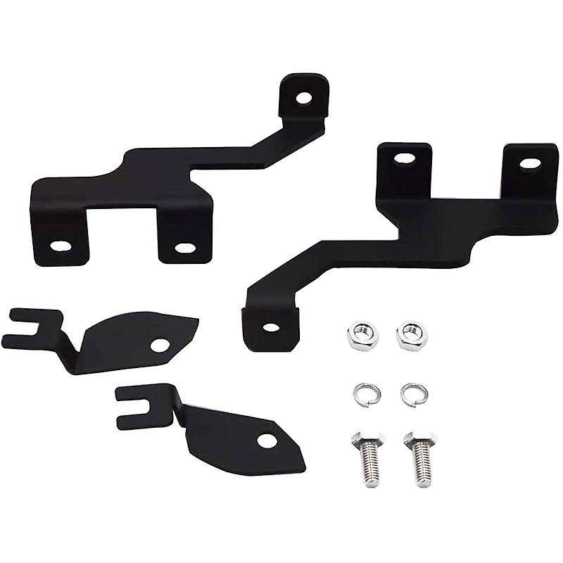 Upper Hood Ditch Front A-Pillar Hood Hinges LED Work/Square Light Mount Brackets for 2004-2014