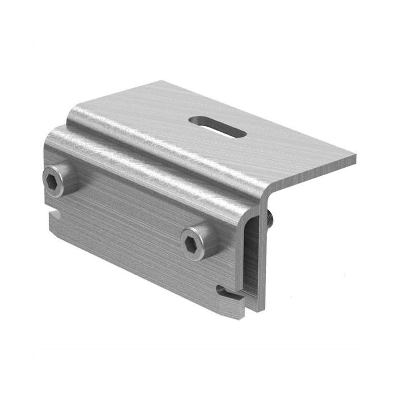 Upright Locking Edge Solar Pv Roof Hooks Photovoltaic Racking Accessories Mounting Bracket Roof