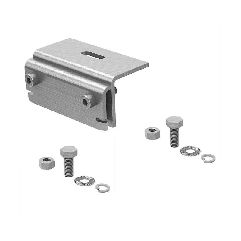 Upright Locking Edge Solar Pv Roof Hooks Photovoltaic Racking Accessories Mounting Bracket Roof
