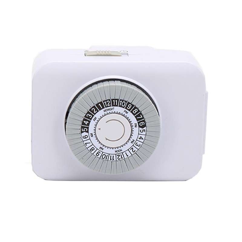 Us Plug, 24-hour Cycle Plug-in Mechanical , Programmable Timer for Electrical Outlets, 30-minute In