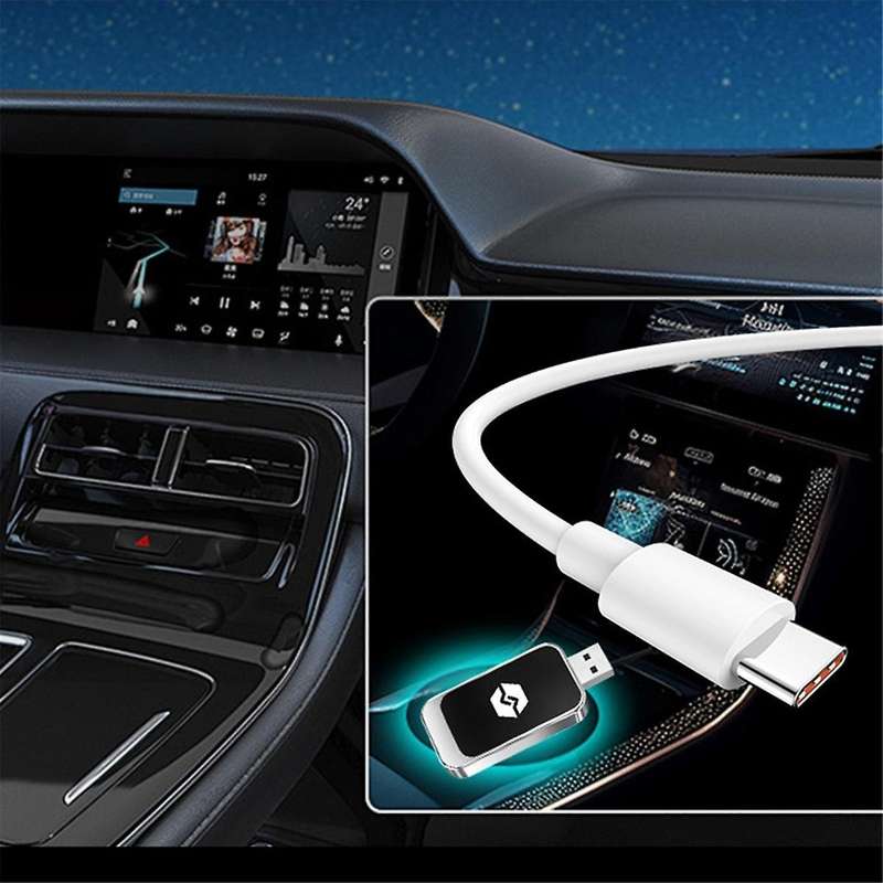 USB 2 in 1 Wireless Carplay Android Adapter Wireless Adapter Car Adapter Convert Wired Android Auto