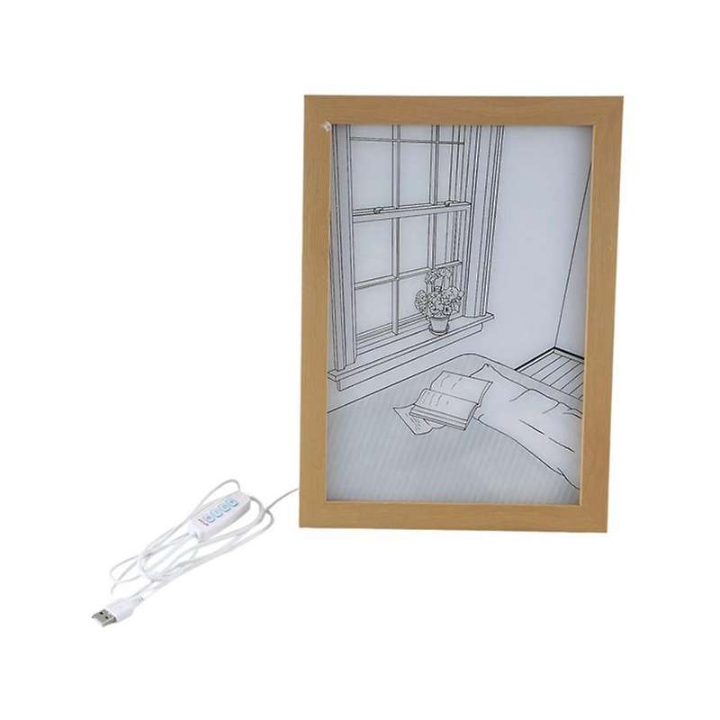 Usb Bedside Light Led Lighting Painting Art Lamp Home Decor Sunshine Painting Night Light Birthday,2