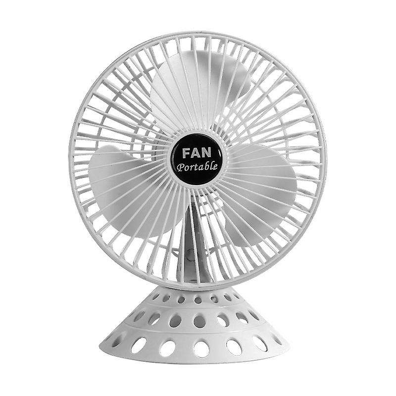 USB Big Head Electric Fan Household Portable Charging Small Fan Desktop Office Desk Silent Fan A