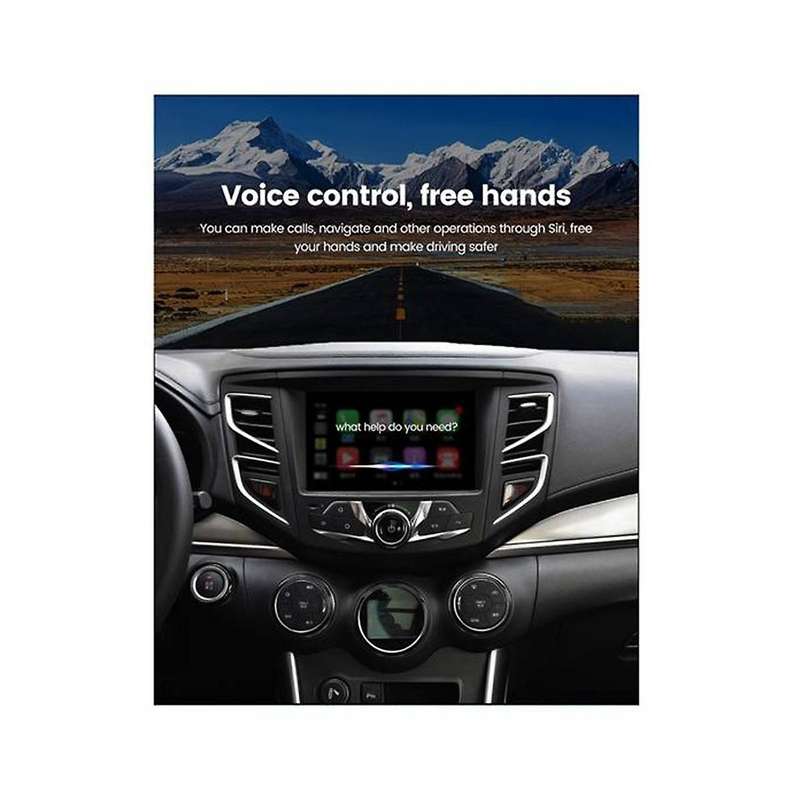 USB Car Power Supply Adapter Carplay+Android Auto Power Supply Box Wireless CarPlay Android Auto Plu