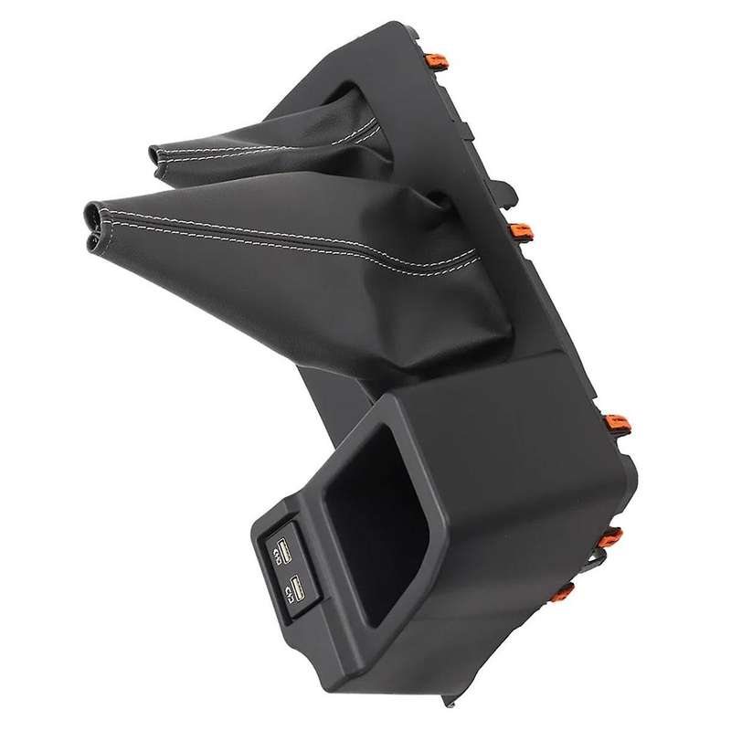 Usb Charger Centre Console Box Organizer Shift Gear Leather Boot for Land Cruiser Lc70 Lc76 Lc79 Fj7