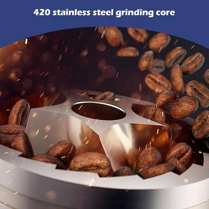 USB Charging Electric Coffee Grinder Portable High Quality Mill with Double Bearing Positioning