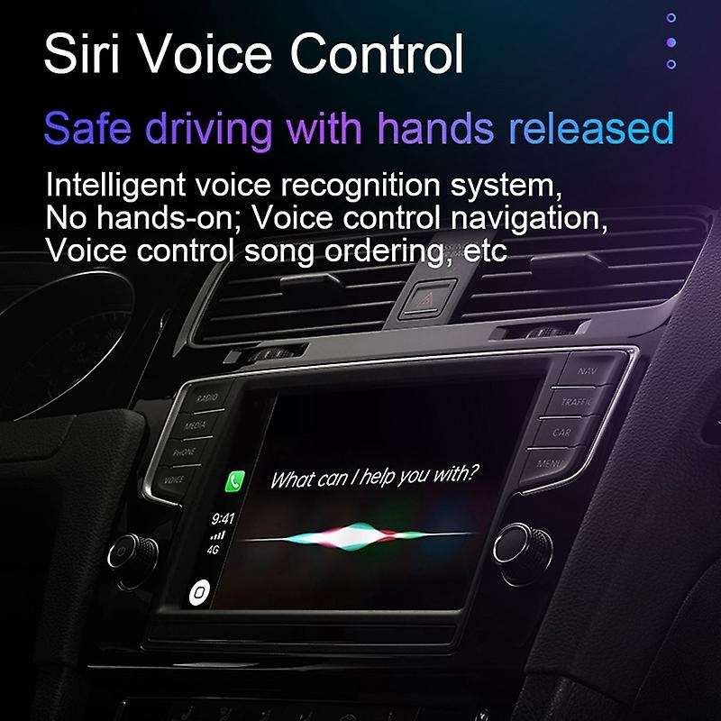USB Dongle for CarPlay Dongle Adapter Plug and Play for IOS Carplay Android Auto Car Navigation Musi
