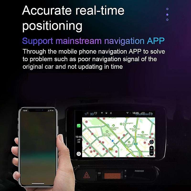 USB Dongle for CarPlay Dongle Adapter Plug and Play for IOS Carplay Android Auto Car Navigation Musi