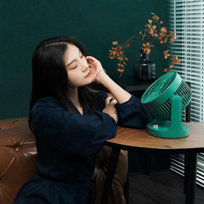 USB Desktop Fan 3 Speed Mini Portable Desktop Cooling Fan for Home Desktop Desk Bedroom 110 Rotation