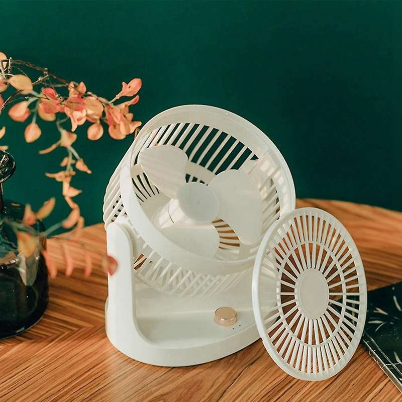 USB Desktop Fan 3 Speed Mini Portable Desktop Cooling Fan for Home Desktop Desk Bedroom 110 Rotation