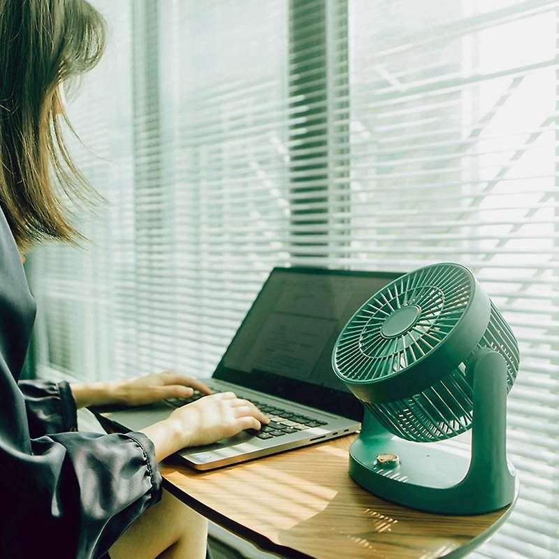 USB Desktop Fan 3 Speed Mini Portable Desktop Cooling Fan for Home Desktop Desk Bedroom 110 Rotation