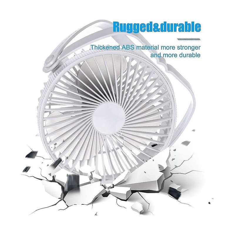 Usb Fan Small Desk Table Fan Silent Powerful Portable Mini Cooling Fan Rechargeable Battery Fan 3 Sp