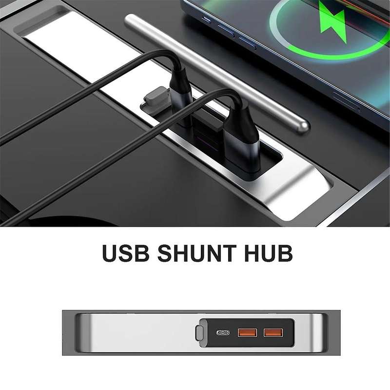 Usb Hub 27w Quick Interior Charger Intelligent Usb Docking Station Shunt Hub Accessories for Model