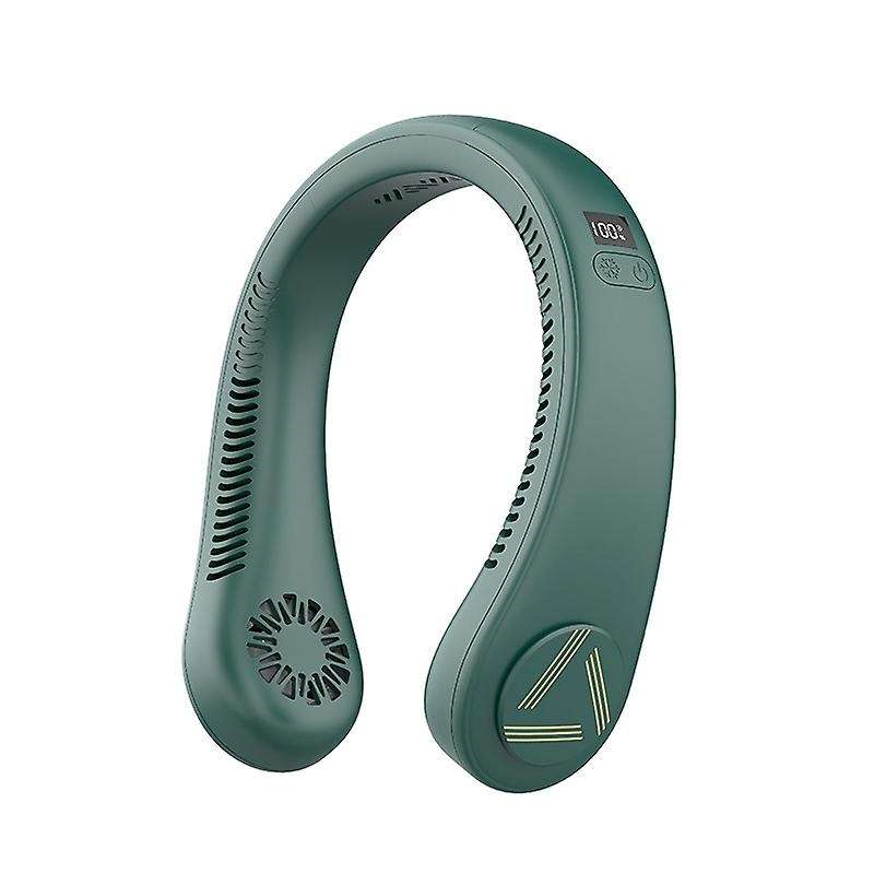 USB Leafless Hanging Neck Fans Portable 4000Mah Rechargeable Battery Personal Fan Portable Low Noise