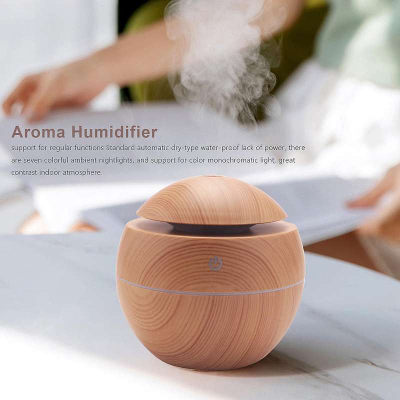 Usb Humidifier Essential Oil Diffuser Ultrasonic Cool Humidifier Air Purifier 7 Color Change Led Ni