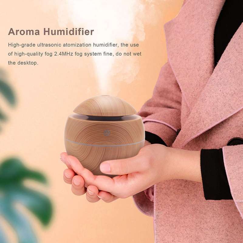 Usb Humidifier Essential Oil Diffuser Ultrasonic Cool Humidifier Air Purifier 7 Color Change Led Ni