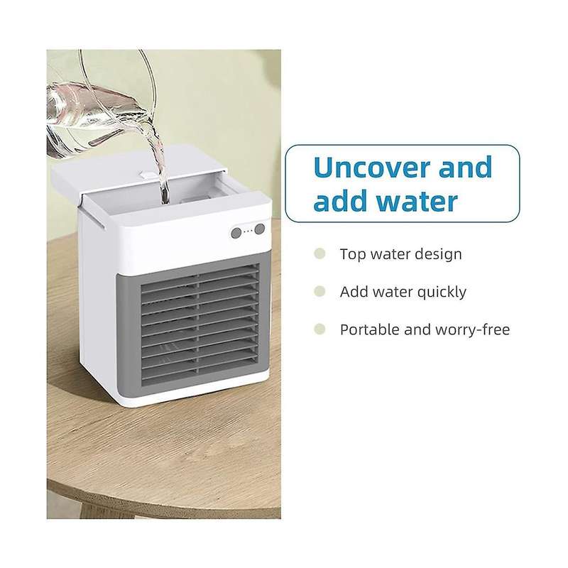 Usb Portable Air Fan Air Conditioner Desktop Air Cooling Fan Humidifier Spray Cooling Fan for Offic