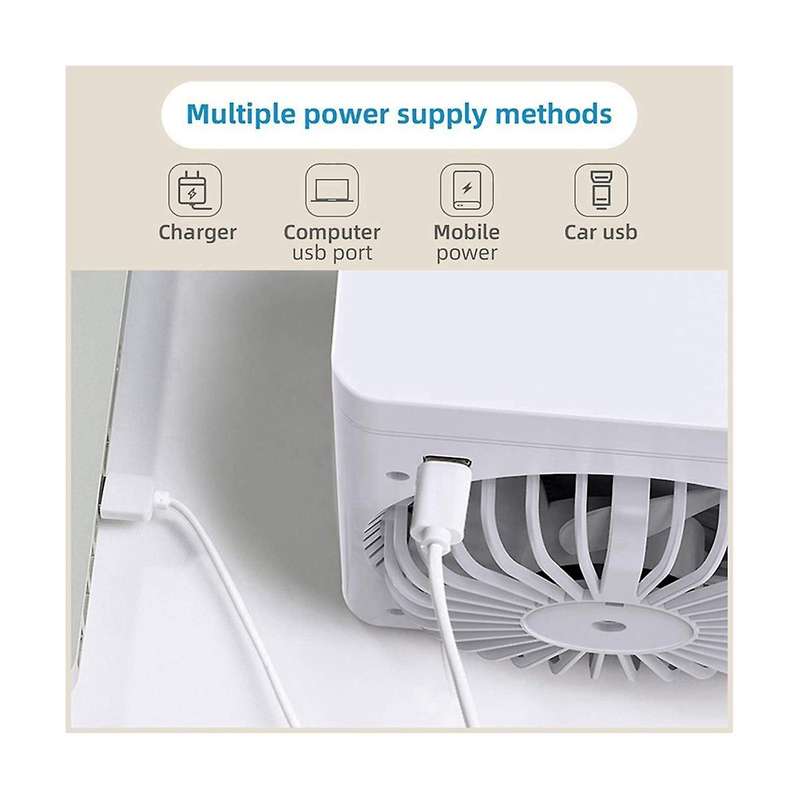 Usb Portable Air Cooler Fan Air Conditioner Desktop Air Cooling Fan Humidifier Spray Cooling Fan Fo