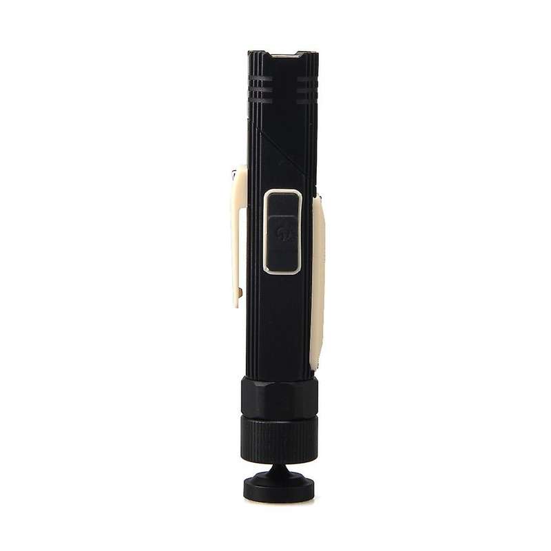 Usb Rechargeable Headlight 360 Degree Rotating Magnetic Base Work Light Cob Led Flashlight with Plas