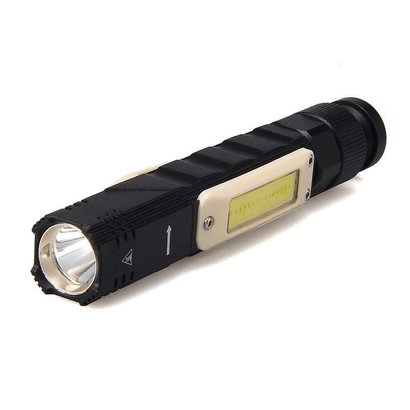 Usb Rechargeable Headlight 360 Degree Rotating Magnetic Base Work Light Cob Led Flashlight with Plas
