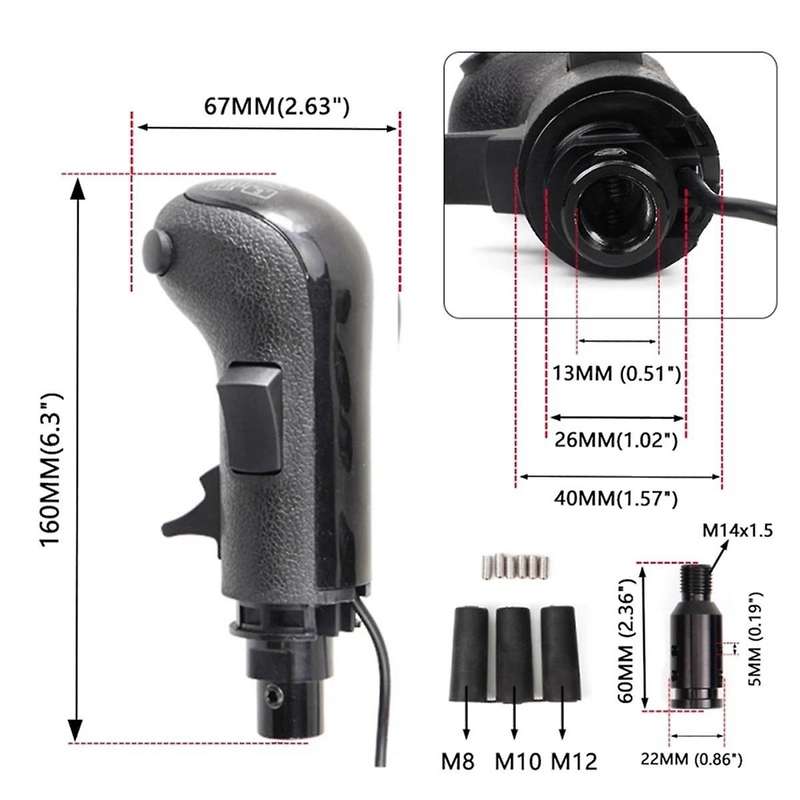 USB Shifter Knob for G29 G27 G25 TH8A High Low Gear Simulator PC USB Gearshift Knob