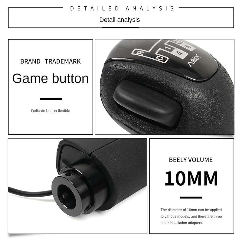 Usb Shift Knob for G29 G27 G25 Th8a for Ets2& Truck High Low Gear Simulator Shifter Simulators