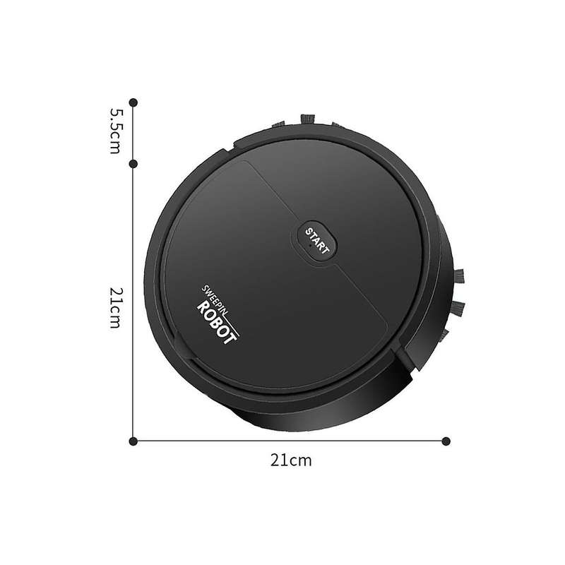 Usb Smart Multi-function Sweeping Robot Vacuum Sweeping Mopping 3-in-1 All-in-one Vacuum Cleaner,bla