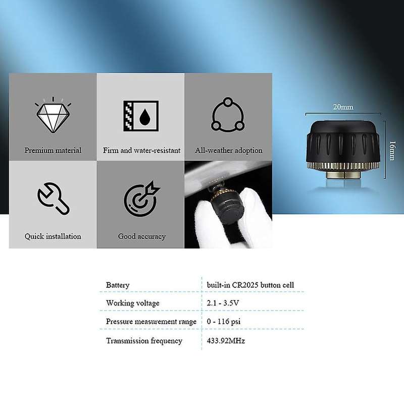 USB TPMS External Tire Pressure Monitor Android Navigation Tire Pressure Monitoring Alarm System Wir