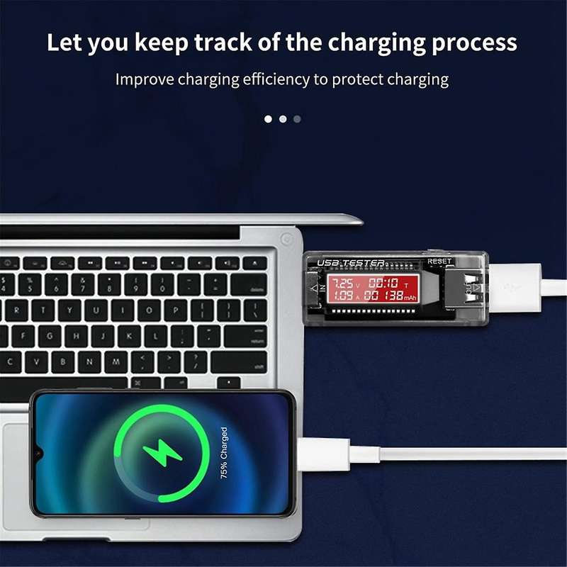 Usb Tester Current Voltage Charger Capacity Tester Volt Meter Display Usb Current Voltage Test Card