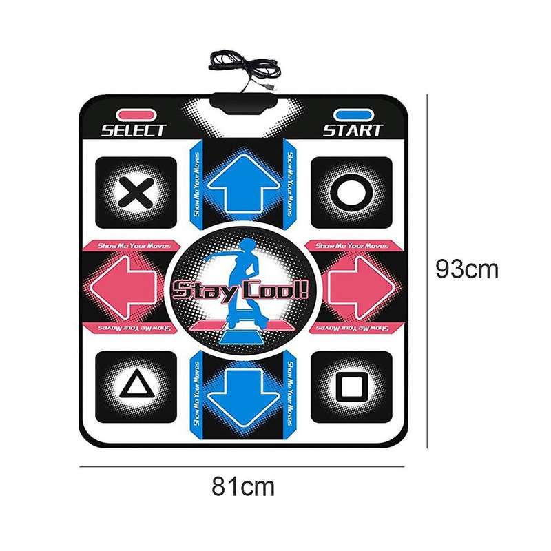 USB Wired Dance Mats 11Keys Dancing Game Step Pad HD Foot Print Dancer Blanket Dancer Blanket Equipm