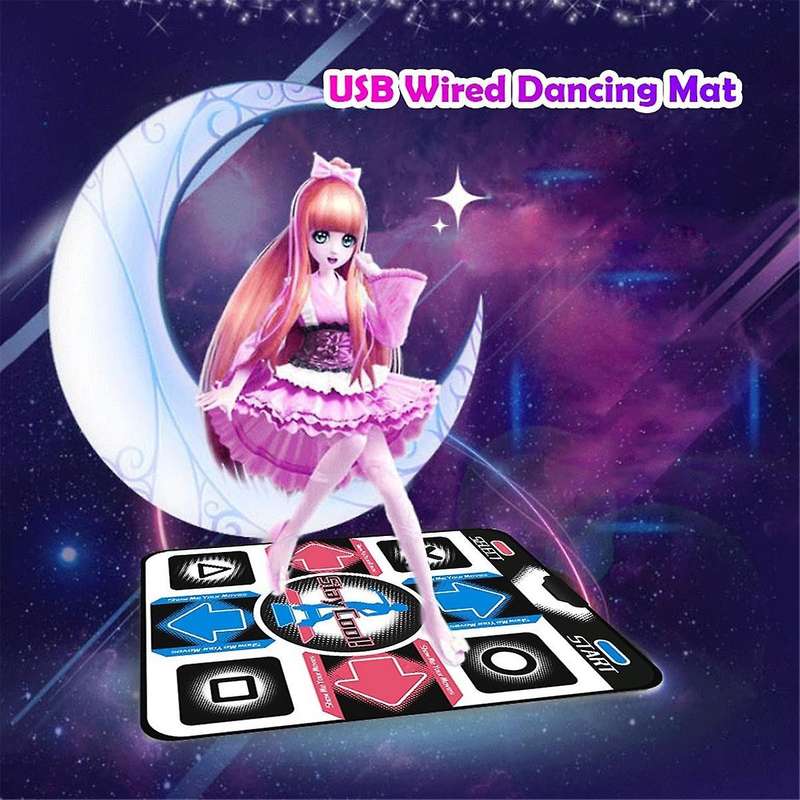 USB Wired Dance Mats 11Keys Dancing Game Step Pad HD Foot Print Dancer Blanket Dancer Blanket Equipm