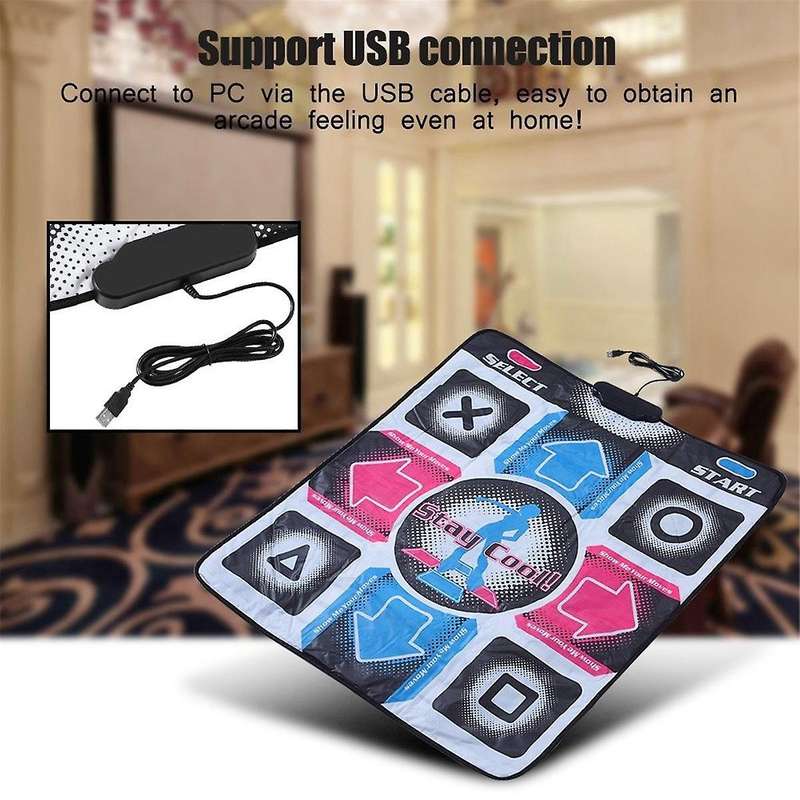 USB Wired Dance Mats 11Keys Dancing Game Step Pad HD Foot Print Dancer Blanket Dancer Blanket Equipm