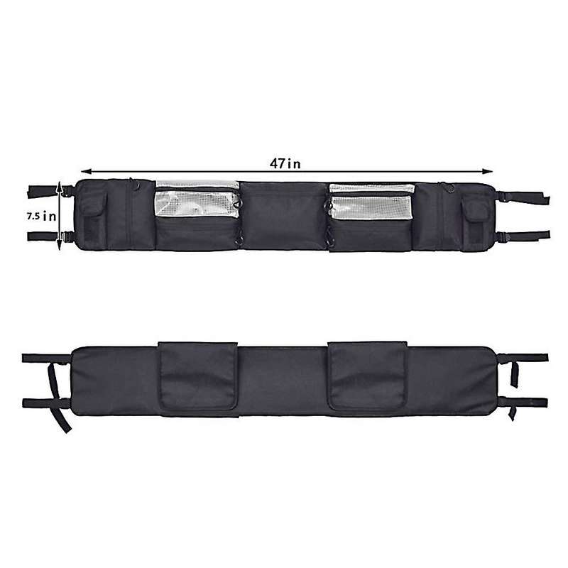 UTV Roll Cage Organizer Case, Roll Cage Cargo Bag, UTV Roll Cage Gear Bags Storage Bag, Large Capaci