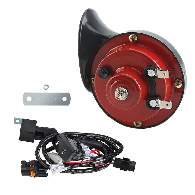 UTV/ATV Horn Kit with Toggle Switch for Pioneer, RZR, Can-Am Maverick X3, , Arctic , Universal 12V