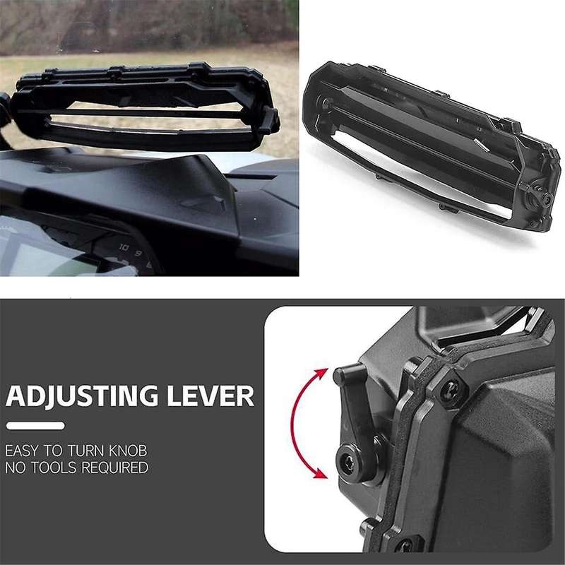 UTV Windshield Roof Vent Install Kit for X3 Trail Sport Compatible with RZR 800 900 1000S