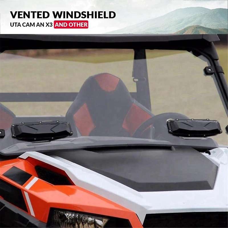 UTV Windshield Roof Vent Install Kit for X3 Trail Sport Compatible with RZR 800 900 1000S