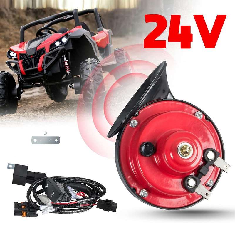 UTV/ATV Horn Kit with Toggle Switch for Pioneer, RZR, X3, , , Universal 24V