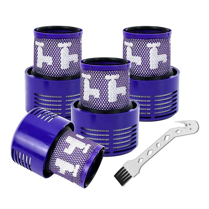 V10 Filter Replacement for V10 Cyclone, Absolute, Animal, Total Clean & SV12, Cleaning Brush- Part