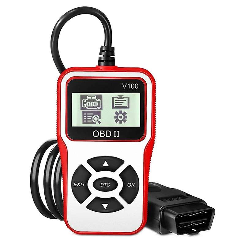 V100 Car Diagnostic Tools Digital Display Scanner Universal Obd2 Code Reader Ignition Tester Test