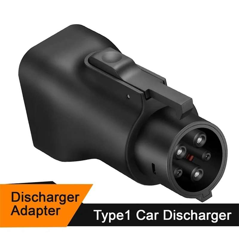 V2l Discharge for Type 1 Car Discharge Ev Cable Adapter for for Type1 Vehicle V2l