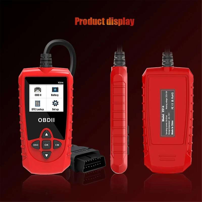 V314 Automotive Diagnostic Tool Car OBDII Scanner Reader Detection Automotive Fault Detector Onboard