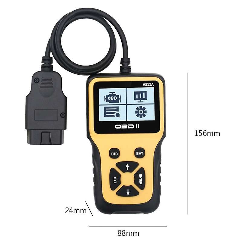 V311A OBD II Scanner Car Diagnostic Tool Car Fault Code Reader for All 1996 and Newer OBD II Complia