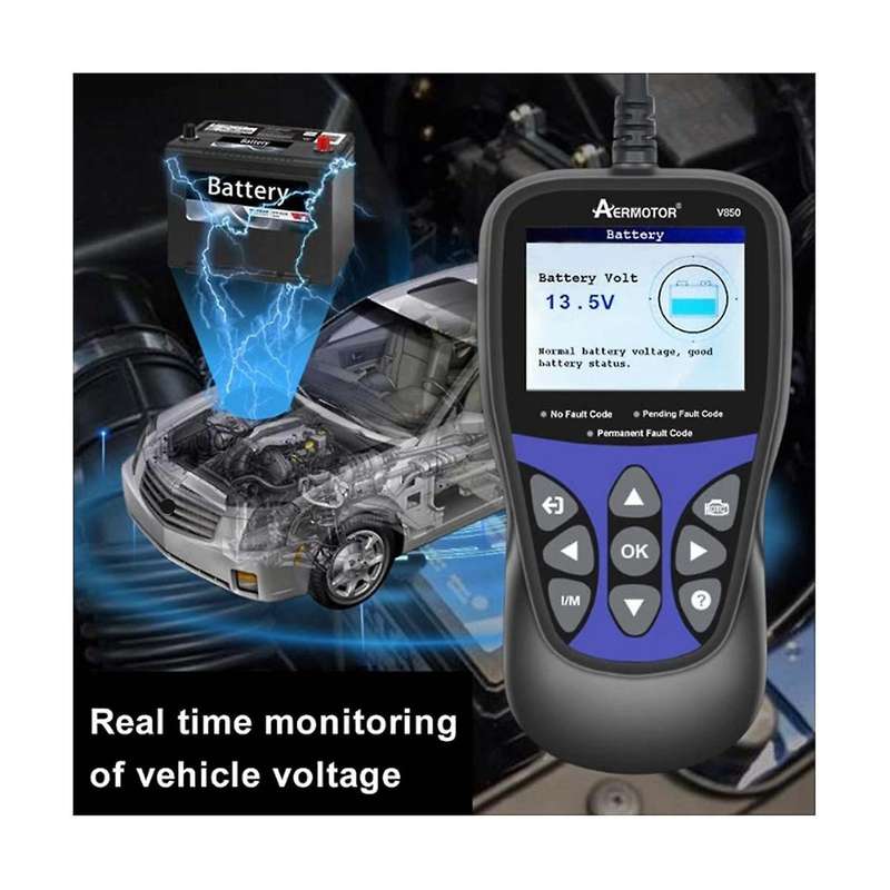 V850 Obd2 Scanner Automotive Diagnostic Tool Obdii Code Reader Engine Fault Inspection Can Diagnosti
